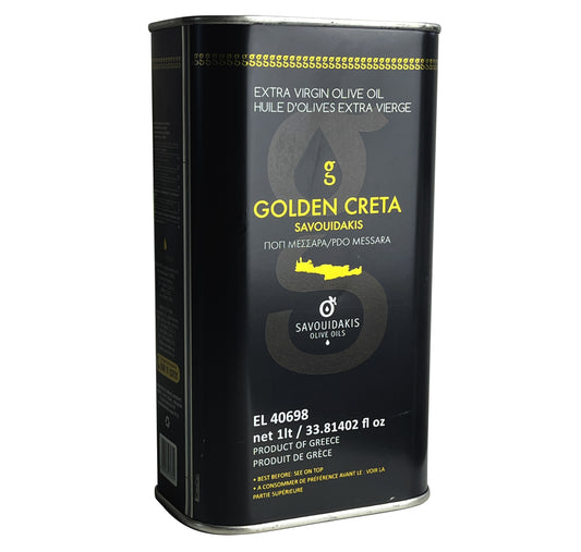 Golden Creta, natives Olivenöl extra aus Kreta 500ml Kanister, frische Ernte