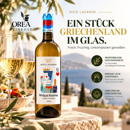 Nico Lazaridi Queen of Hearts Weißwein 750 ml