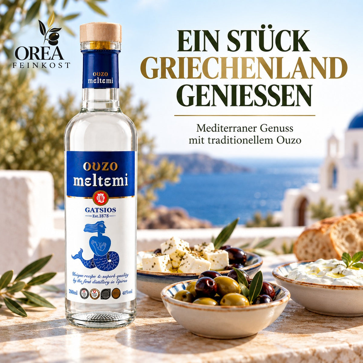 griechischer Ouzo Meltemi Gatsios 200ml