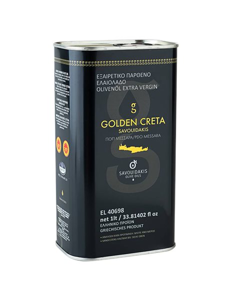 Golden Creta, natives Olivenöl extra aus Kreta 12x1 Liter Kanister - frische Ernte