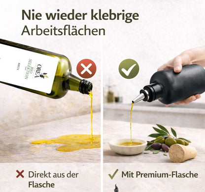 OREA Bio Olivenöl Extra Nativ aus Kreta – 3 x 1L (Ernte 2025/26) inkl. Premium Dosierflasche & Edelstahl-Ausgießer | frisch abgefüllt