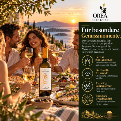 Nico Lazaridi Cavalieri Assyrtiko Weißwein 750 ml