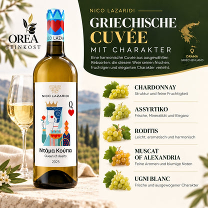 Nico Lazaridi Queen of Hearts Weißwein 750 ml
