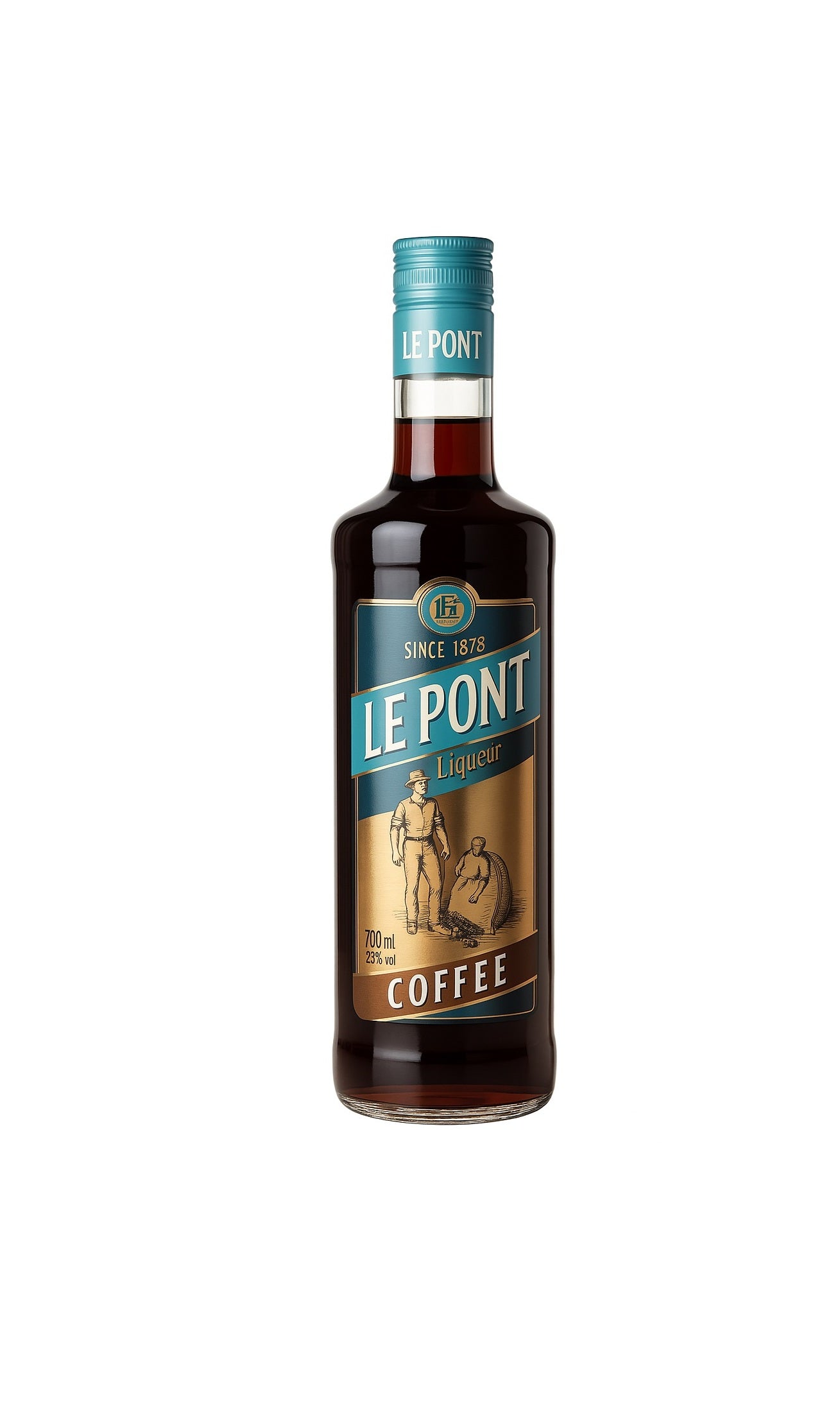 Le Pont Kaffelikör 700ml – Hochwertiger Kaffeelikör für Espresso Martini & edle Cocktails | Vollmundig & aromatisch
