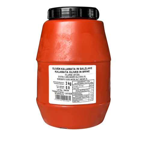 Kalamata Oliven in Salzlake extra Large 3Kg