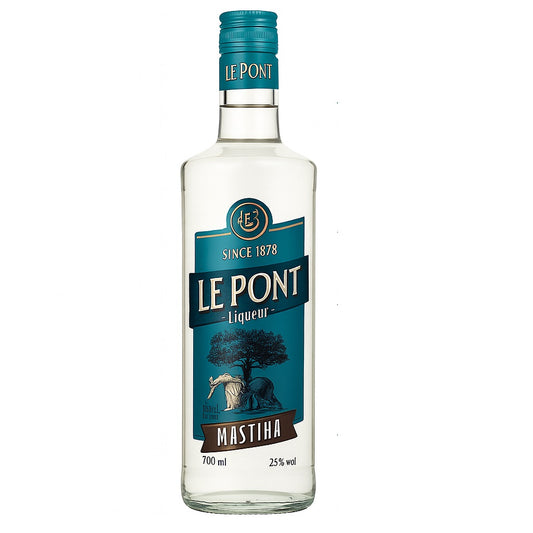 Le Pont Mastiha Likör Chios 700 ml – Cocktail-Likör mit Mastix aus Chios