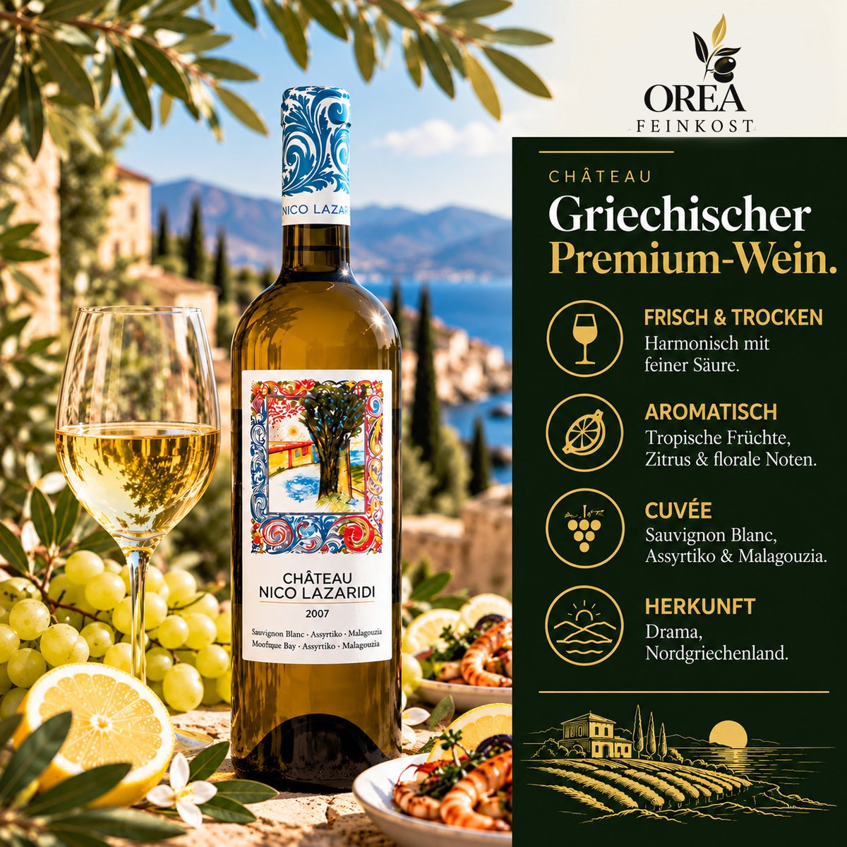 Nico Lazaridi Château Weißwein 750 ml