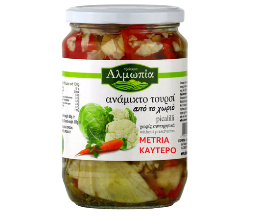 Toursi - eingelegtes Gemüse  mittel Scharf 350g