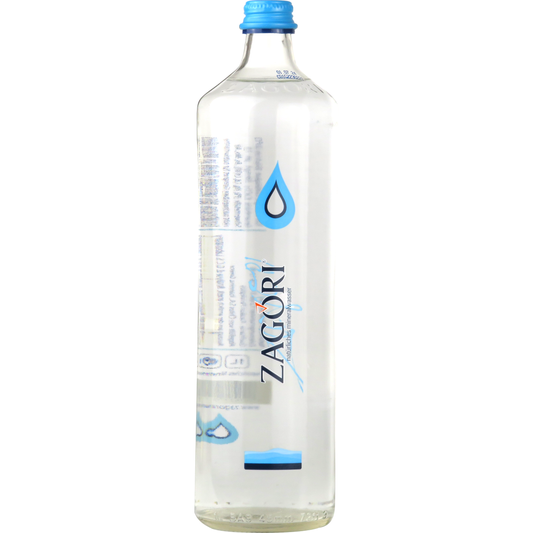 ZAGORI Mineralwasser stilles Wasser 1 Liter Glasflasche  (+2 Werktage Versandzeit)